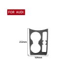 Kohlefaser-Auto-Wasser-Becher-Panel dekorativer Aufkleber für Audi Q3 2013-2018, Rechtsfahrt – Bild 2