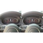 Kohlefaser-Automobil-Armaturenbrett-Rahmen dekorativer Aufkleber für Audi Q3 2013-2018, links und rechts Antrieb universell – Bild 6