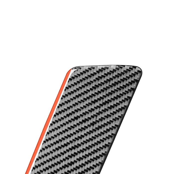 Kohlefaser-Auto-CO-Pilot-Trim-rote Kante-dekorativer Aufkleber für Audi Q3 2013-2018, linke Fahrt – Bild 3