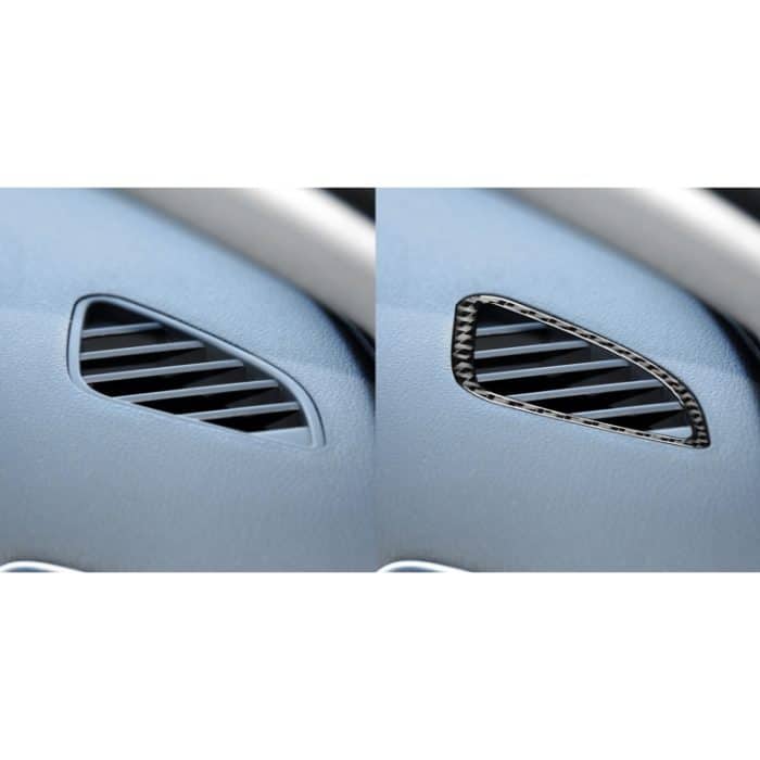 2 Stück / Set Carbon Fiber Car Instrument Air Outlet Dekorative Aufkleber für Audi Q3 2013-2018, linke und rechte Antrieb universell – Bild 6