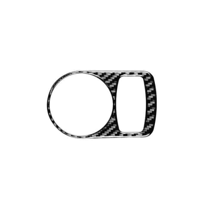 CRP7524.jpg Kohlefaserauto-Scheinwerferschalter Dekorativer Aufkleber für Audi Q3 2013-2018, links und rechts Antrieb universell – Bild 1