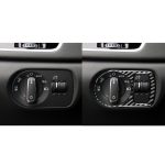 Kohlefaserauto-Scheinwerferschalter Dekorativer Aufkleber für Audi Q3 2013-2018, links und rechts Antrieb universell – Bild 6