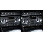 2 stücke / satz Kohlefaserwagen Klimaanlage Knopfrahmen Dekorativer Aufkleber für Audi Q3 2013-2018, linke und rechte Antrieb universell – Bild 6