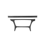 2 stücke / set Kohlefaser-Auto-zentrale Steuerungs-CD außerhalb des Rahmens dekorativer Aufkleber für Audi Q3 2013-2018, linke Fahrt