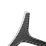 2 stücke / set Kohlefaser-Auto-zentrale Steuerungs-CD außerhalb des Rahmens dekorativer Aufkleber für Audi Q3 2013-2018, linke Fahrt – Bild 3