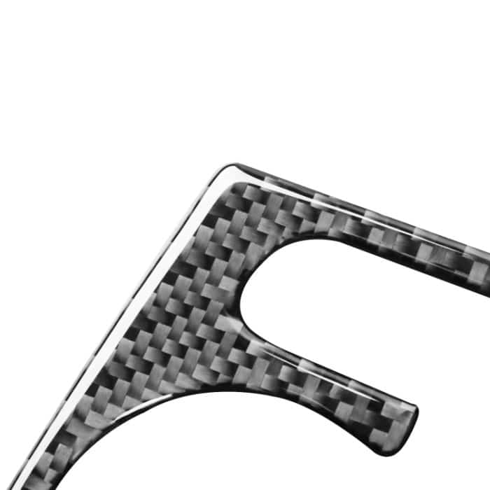 Kohlefaser-Fahrzeug-Klimaanlage-Knopfrahmen-roter Rand-dekorativer Aufkleber für Audi Q3 2013-2018, links und rechts Antrieb universell – Bild 3