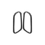 2 stücke / satz Kohlenstofffaserauto Innentürgriff Dekorativer Aufkleber für Volkswagen Scirocco 2009-2016, links und rechts Antrieb universell