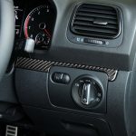 3 stücke / satz Kohlefaser Auto Dashboard Streifen Dekoratives Aufkleber für Volkswagen Scirocco 2009-2016, Rechtsfahrt – Bild 5