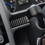 3 stücke / satz Kohlefaser Auto Dashboard Streifen Dekoratives Aufkleber für Volkswagen Scirocco 2009-2016, Rechtsfahrt – Bild 6