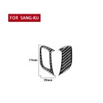 2 Stück / Set Kohlefaser Auto Türschlossrahmen Dekorativer Aufkleber für Volkswagen Scirocco 2009-2016, Rechtsfahrt – Bild 2