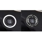 2 PCS / Set Kohlefaser Auto Zündschalter Dekorativer Aufkleber für Dodge Challenger 2015 bis jetzt, Links fahren – Bild 4