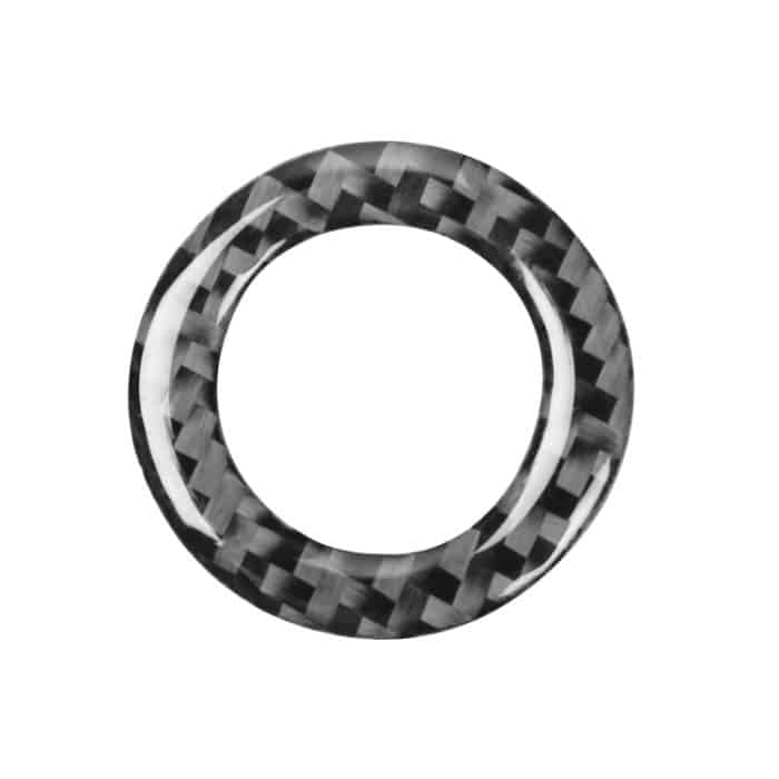 Carbon Fiber Auto Zündschalter im Inneren dekorative Aufkleber für Dodge Challenger 2015 bis jetzt, links fahren – Bild 1