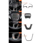 5 PCS / Set Carbon Lenkrad Auto Lenkrad dekorative Aufkleber für Dodge Challenger 2015 bis jetzt, links fahren – Bild 8