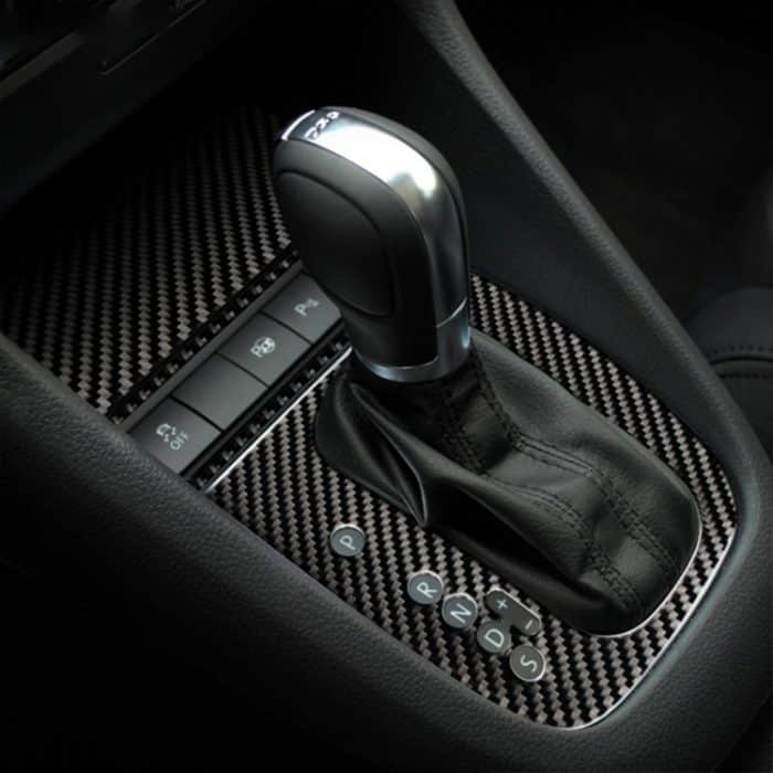 Carbon Fiber Car Gear Dekorativer Aufkleber für Volkswagen Golf 6 2008-2012, Links fahren – Bild 6