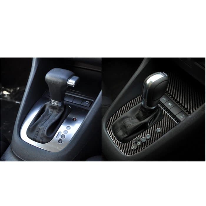 Carbon Fiber Car Gear Ein dekorativer Aufkleber für Volkswagen Golf 6 2008-2012, Right Driving – Bild 7