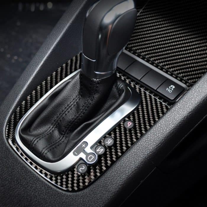 Carbon Fiber Car Gear B Dekorativer Aufkleber für Volkswagen Golf 6 2008-2012, Rechtslenkung – Bild 6