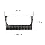 Carbon Faser Auto Klimaanlage Panel dekorative Aufkleber für Volkswagen Golf 6 2008-2012 – Bild 2
