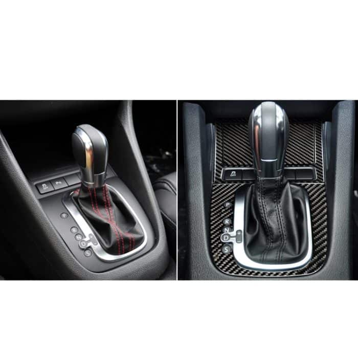 Carbon Faser Auto Aschenbecher Rahmen dekorative Aufkleber für Volkswagen Golf 6 2008-2012 – Bild 7