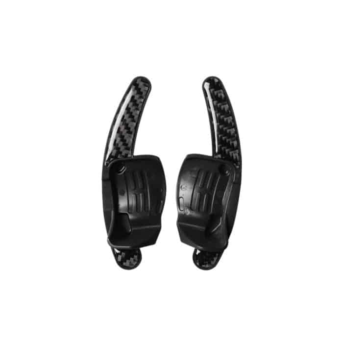 CRP7555.jpg Kohlefaser Auto Zentrallenkradpaddel Dekorativer Aufkleber für Volkswagen Golf 6 2008-2012 – Bild 1