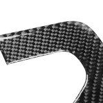 2 PCS / Set Carbon Lenkrad Logo + Kinn dekorative Aufkleber für Dodge Challenger 2015 bis jetzt, links fahren – Bild 3