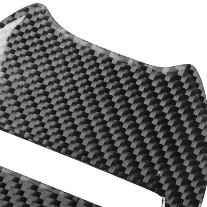 2 PCS / Set Carbon Lenkrad Logo + Kinn dekorative Aufkleber für Dodge Challenger 2015 bis jetzt, links fahren – Bild 4