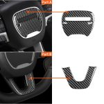 2 PCS / Set Carbon Lenkrad Logo + Kinn dekorative Aufkleber für Dodge Challenger 2015 bis jetzt, links fahren – Bild 8