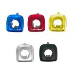 Für BMW 5er 2011–2017, 4-in-1-Auto-Innentür-Fensterverkleidung, Verriegelungsknopf-Knopf-Abdeckung 5142 9171 769, Gold, Blue, Red, Silver – Bild 2