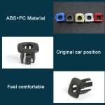 Für BMW 5er 2011–2017, 4-in-1-Auto-Innentür-Fensterverkleidung, Verriegelungsknopf-Knopf-Abdeckung 5142 9171 769, Gold, Blue, Red, Silver – Bild 4