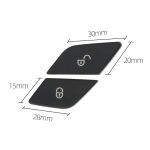 Für Mercedes-Benz E-Klasse 2016-2021 Links Fahren Auto Linke Seite Türschloss Schalter Tasten 2059055251, For Mercedes-Benz E-Class Left Side (Black), For Mercedes-Benz E-Class Left Side (Red) – Bild 3