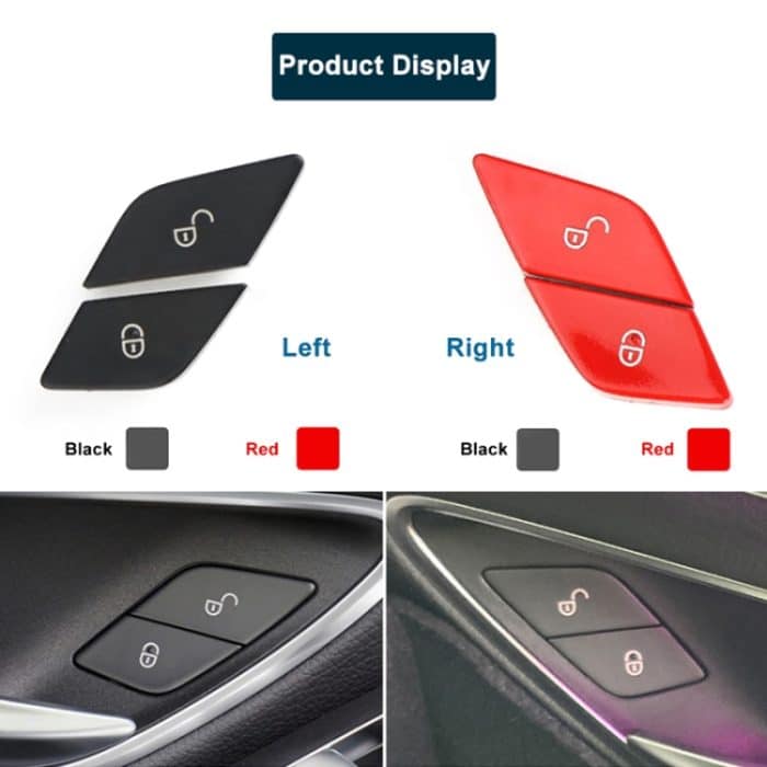 Für Mercedes-Benz E-Klasse 2016-2021 Links Fahren Auto Linke Seite Türschloss Schalter Tasten 2059055251, For Mercedes-Benz E-Class Left Side (Black), For Mercedes-Benz E-Class Left Side (Red) – Bild 5