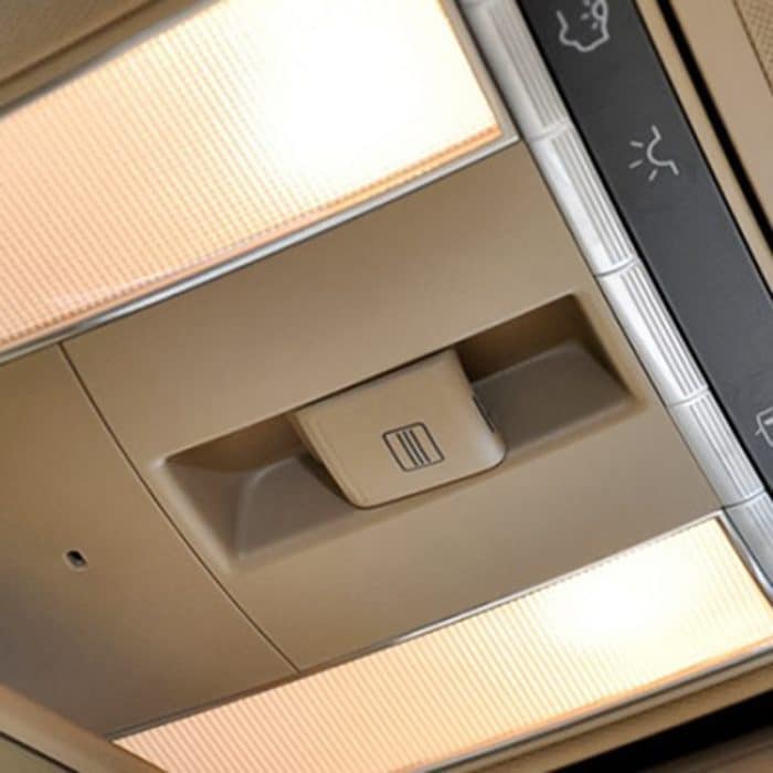 Für Mercedes-Benz W221 2006–2013, links fahrendes Auto, Schiebedach-Schalter, Taste für Kuppellicht, For Mercedes-Benz W221(Black), For Mercedes-Benz W221(Grey), For Mercedes-Benz W221(Beige) – Bild 6