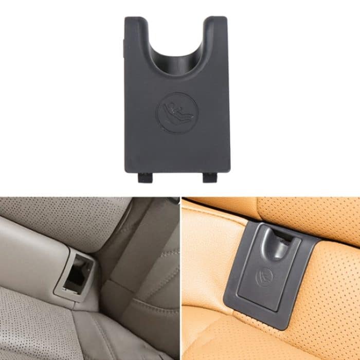 CRP7843B.jpg Für Toyota Camry 2017-Auto Hinten Kind ISOFIX Schalter Sitz Sicherheit Abdeckung 2059200513, ISOFIX Cover (Black), ISOFIX Cover (Beige) – Bild 1