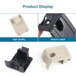 Für Toyota Camry 2017-Auto Hinten Kind ISOFIX Schalter Sitz Sicherheit Abdeckung 2059200513, ISOFIX Cover (Black), ISOFIX Cover (Beige) – Bild 3