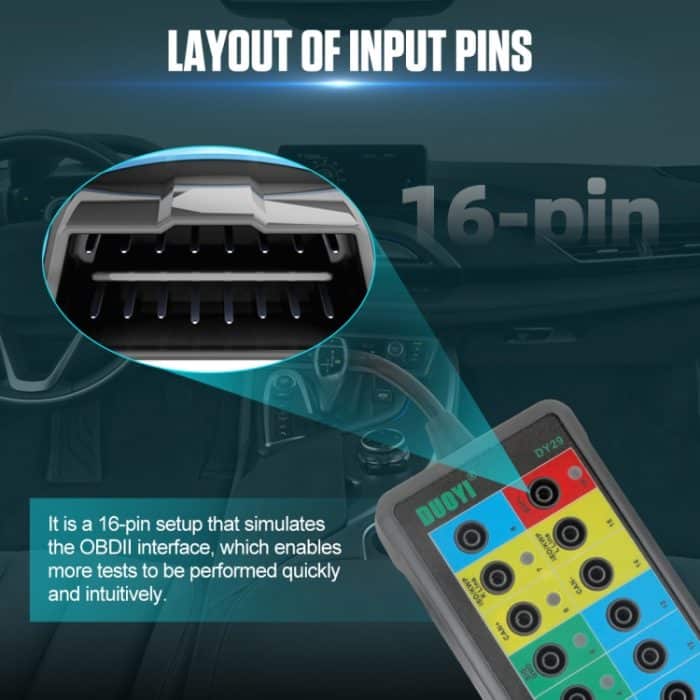 DUOYI DY29 Auto OBD2 Diagnoseprotokoll Detektortester – Bild 7