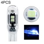4 Stück T10 DC12V / 0,84 W / 0,07 A / 150 LM Auto-Umrissleuchte 5 LEDs SMD-3030 Lampenperlen mit Linse