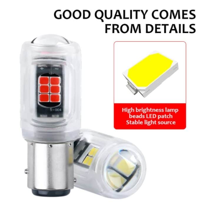 2 Stück 1156 DC12V / 2,16 W / 0,18 A / 480 LM Auto-LED-Blinker, 1156 (Red Light), 1156 (White Light), 1156 (Yellow Light) – Bild 2