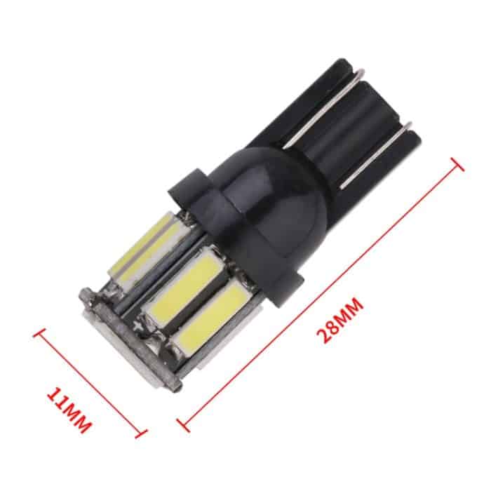 10 Stück T10 DC12V / 0,96 W / 0,08 A Auto-Umrissleuchte 10 LEDs SMD-7020 Lampenperlen – Bild 3