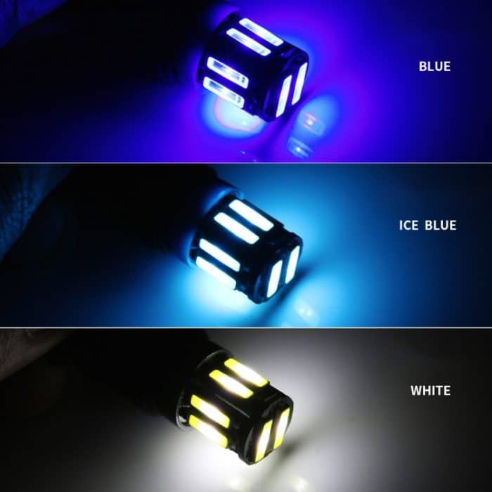 10 Stück T10 DC12V / 0,96 W / 0,08 A Auto-Umrissleuchte 10 LEDs SMD-7020 Lampenperlen – Bild 5