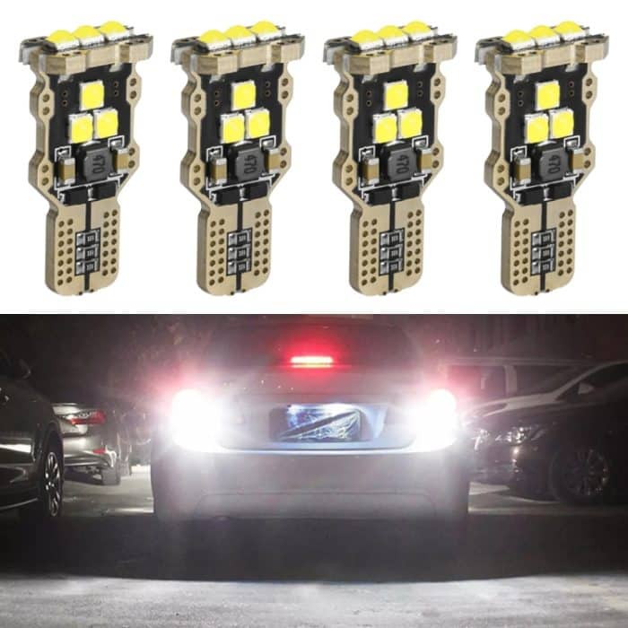 CRP7874.jpg 4pcs T15 DC12V / 1.5W / 0.13A / 540LM Auto Dekodierung Rückfahrscheinwerfer 9LEDs SMD-3030 Lampenperlen – Bild 1