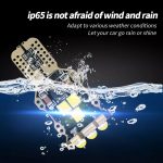 4pcs T15 DC12V / 1.5W / 0.13A / 540LM Auto Dekodierung Rückfahrscheinwerfer 9LEDs SMD-3030 Lampenperlen – Bild 4