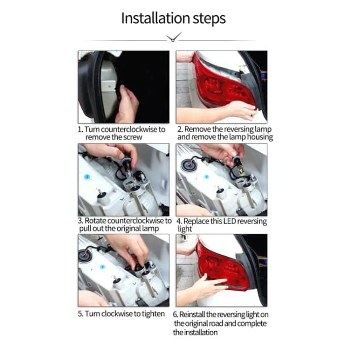 4pcs T15 DC12V / 1.5W / 0.13A / 540LM Auto Dekodierung Rückfahrscheinwerfer 9LEDs SMD-3030 Lampenperlen – Bild 7