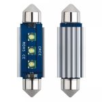 2pcs 41mm IC12V / 2.76W / 0.23A / 300LM 3LEDs SMD Auto Leselampe Lichtkuppel