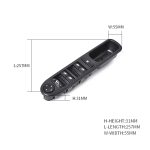 Auto Auto Front Links Elektronisches Fenster Hauptsteuerungsschalter Taste 6554.KT für Peugeot 307 – Bild 4