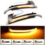 1 paar Für Audi A4 B8 Auto Dynamische LED Blinker Licht Rückspiegel Blink Wasser Blinker, For Audi A4 B8