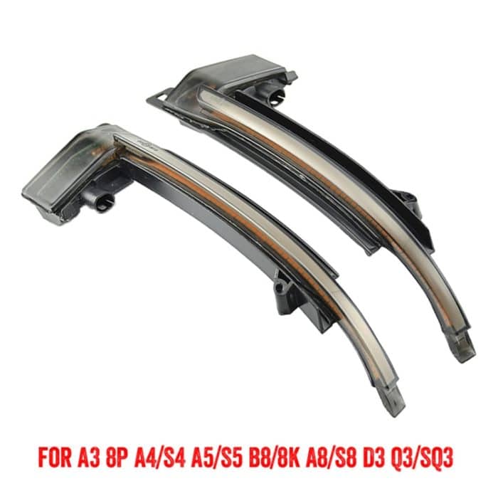 1 paar Für Audi A4 B8 Auto Dynamische LED Blinker Licht Rückspiegel Blink Wasser Blinker, For Audi A4 B8 – Bild 2