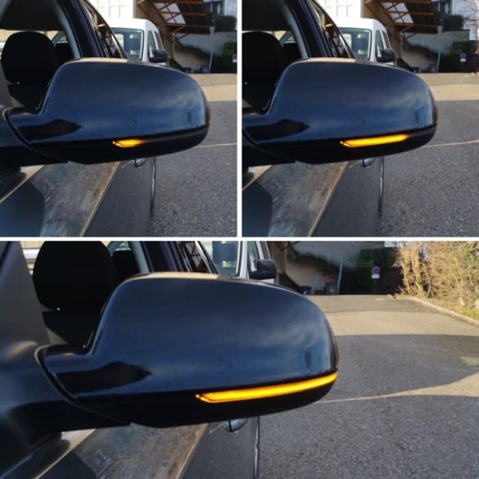 1 paar Für Audi A4 B8 Auto Dynamische LED Blinker Licht Rückspiegel Blink Wasser Blinker, For Audi A4 B8 – Bild 6