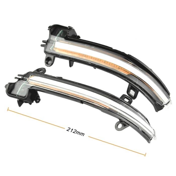 1 paar Für BMW 3 Serie F20 Auto Dynamische LED Blinker Licht Rückspiegel Blinker Wasser Blinker, For BMW 3 Series F20 (Transparent), For BMW 3 Series F20 (Transparent Black) – Bild 2