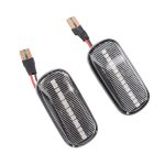 2 Stück für Honda Civic 2001–2015, dynamisches LED-Fender-Seitenlicht 34301-S5H-T02, For Honda Civic 2001-2015 (Transparent), For Honda Civic 2001-2015 (Transparent Black) – Bild 6