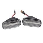 2 Stück für Honda Civic 2001–2015, dynamisches LED-Fender-Seitenlicht 34301-S5H-T02, For Honda Civic 2001-2015 (Transparent), For Honda Civic 2001-2015 (Transparent Black) – Bild 7