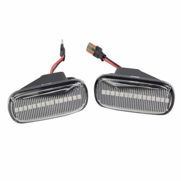 2 Stück für Honda Civic 2001–2015, dynamisches LED-Fender-Seitenlicht 34301-S5H-T02, For Honda Civic 2001-2015 (Transparent), For Honda Civic 2001-2015 (Transparent Black) – Bild 7